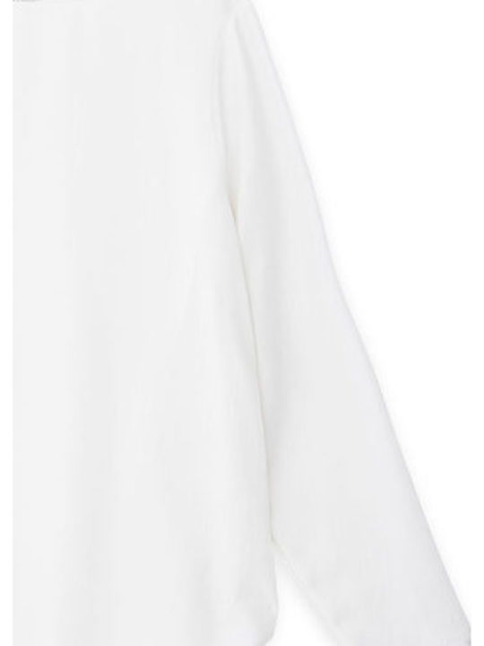 Damen Bluse Langärmelig Weiß