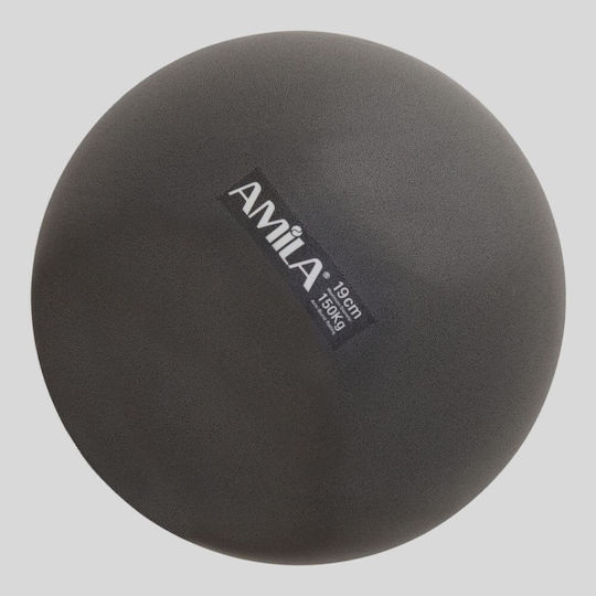AMILA Mini Ball Pilates 19cm 0.1kg in Black Color