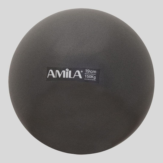 AMILA Mini Ball Pilates 19cm 0.1kg in Black Color