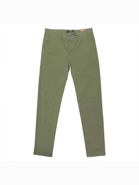 Ustyle Men's Trousers Chino Green