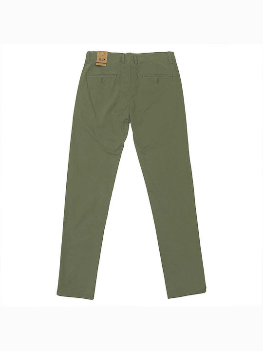 Hose Chino Elastisch Grün