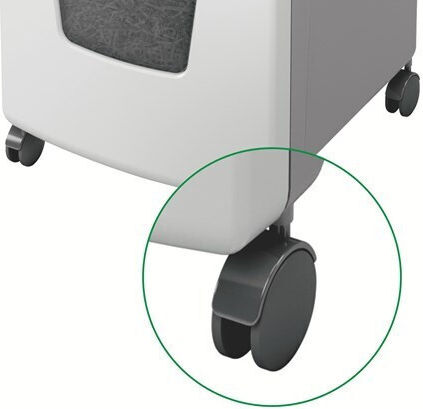 Leitz Aktevernichter Mikroschnitt 300 Blätter mit Behälter 60Es