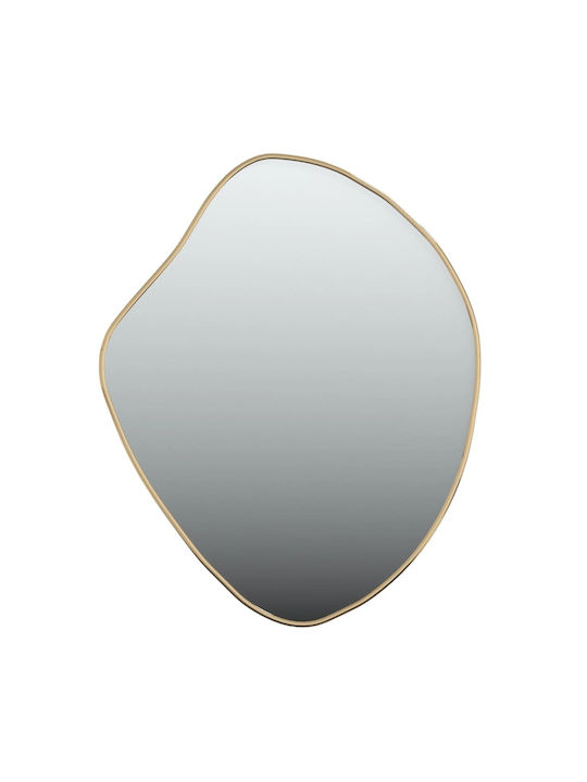 vidaXL Rectangular Wall Mirror Gold