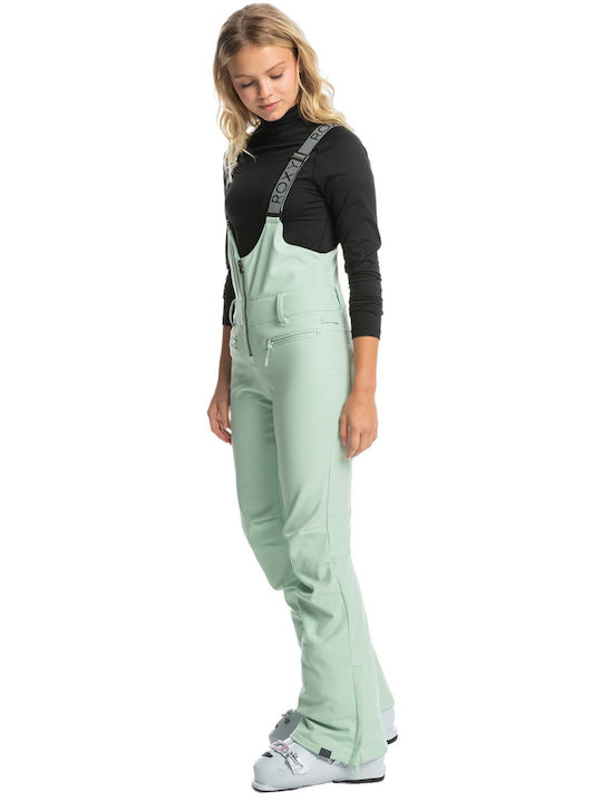 Roxy ERJTP03226-GEF0 Women's Dungarees for Ski & Snowboard Green