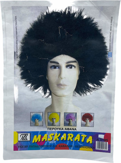 Karnevalsperücke Hippie Afro Rosa