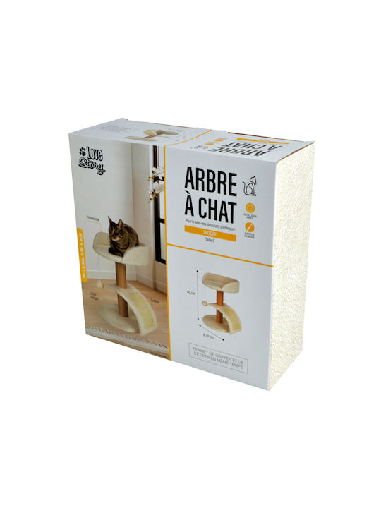 Love Story Kratzbaum Beige 30x30x40cm