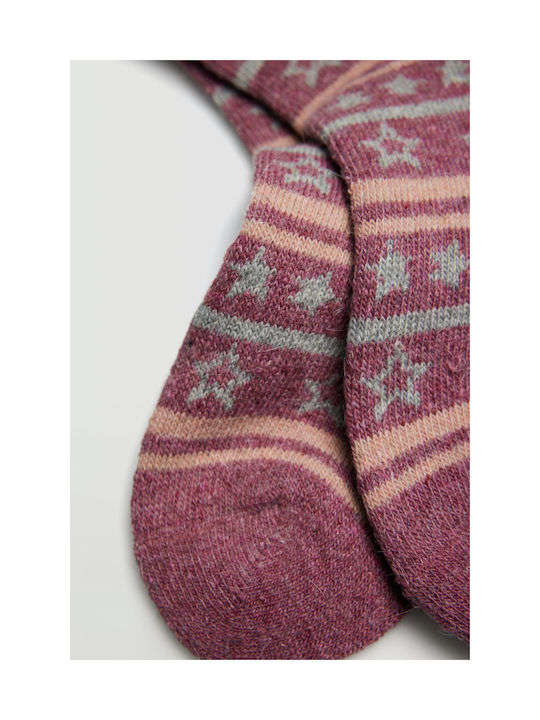 Ysabel Mora Angora Women's Socks Pink