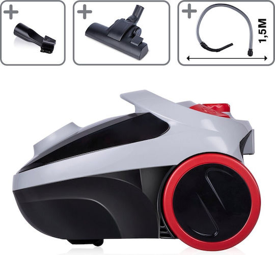 Dirt Devil DD2001 Aspirator 800W cu sac 2lt Albă