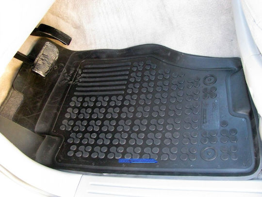 Sahler Set of Front and Rear Mats 4pcs Tray Type for Kia Sorento 2003-2009 Black