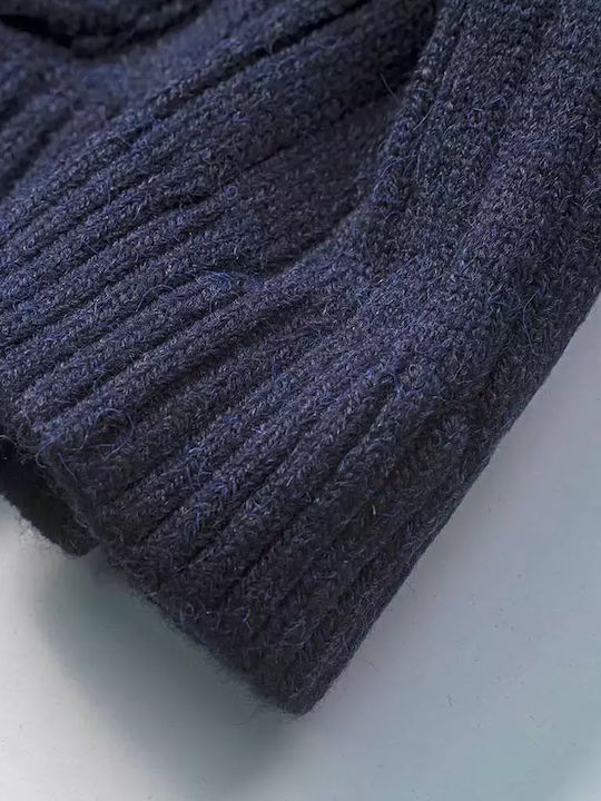 Kids Cardigan with Navy Blue Hood
