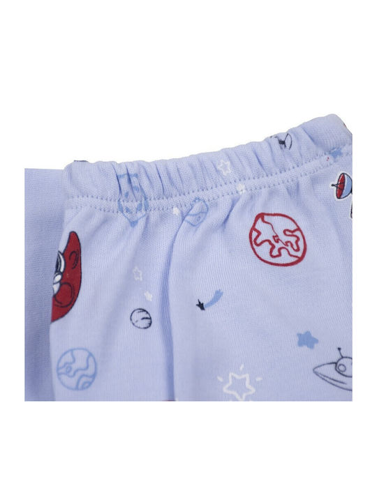 Papillon Kids Kinder Schlafanzug Winterlich Hellblau