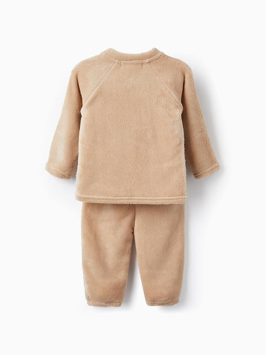 Zippy Kinder Schlafanzug Winterlich Fleece Mehrfarbig