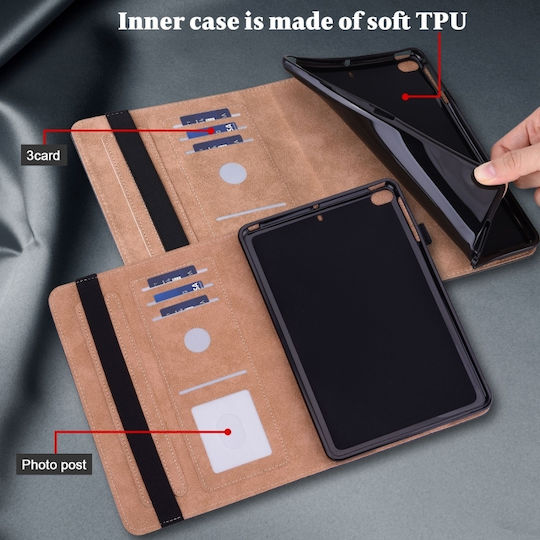 Flip Cover Solid Color Neagră Redmi Pad SE 11