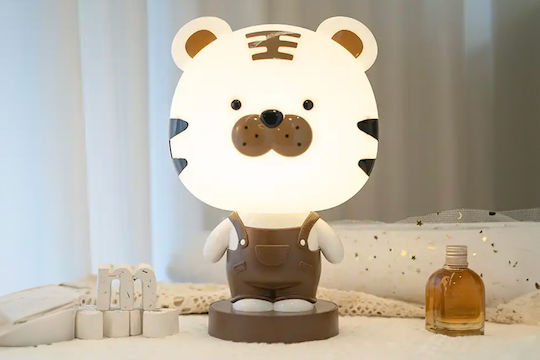 Keskor Kids Decorative Lamp Tiger Brown 19x15x28.5εκ.