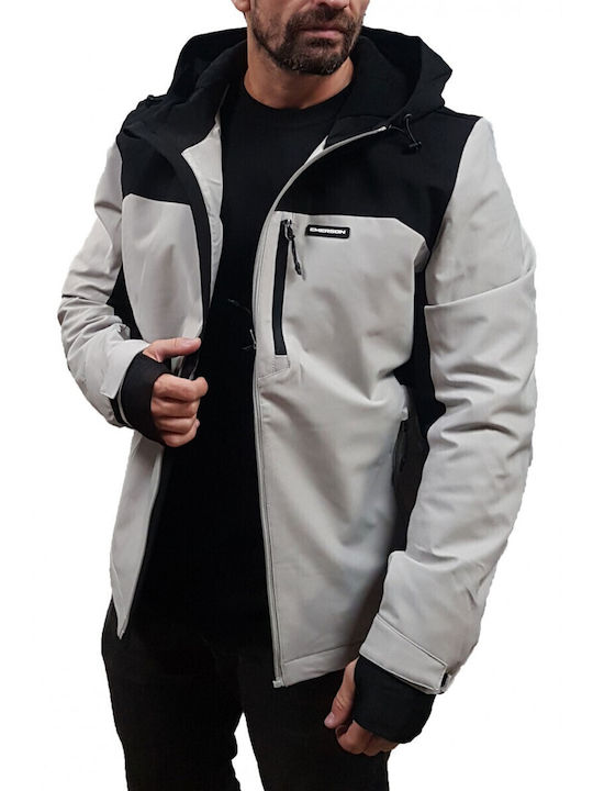 Winter Jacke Winddicht Beige