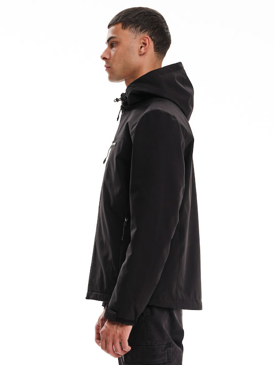 Winter Jacket Waterproof and Windproof Black