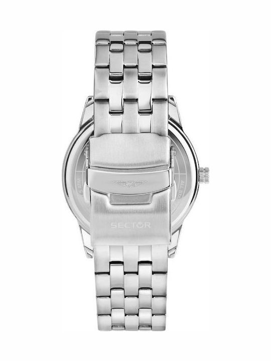 Sector 660 Herrenuhr Batterie mit Silber Metallarmband