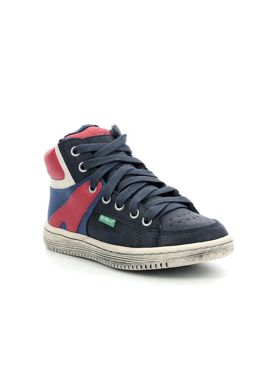 Kickers Παιδικά Sneakers High Lowell Μπλε