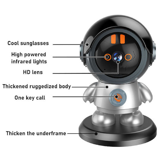 Ezra Hidden Camera WiFi Robots 1080p with Memory Card Slot