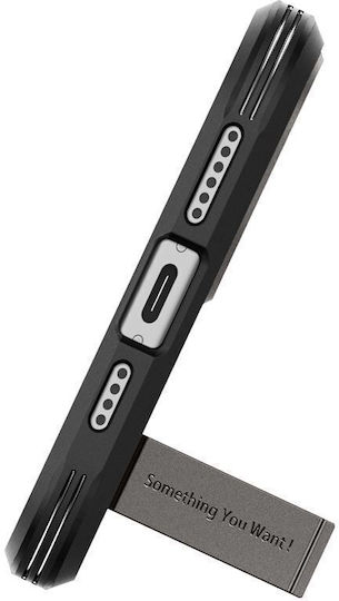 Spigen Tough Armor MagFit Back Cover Plastic Gunmetal (iPhone 15)