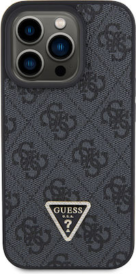 Guess Plastic Back Cover with Strap Black (iPhone 15 Pro)