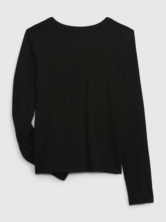 GAP Kids Blouse Long Sleeve Black