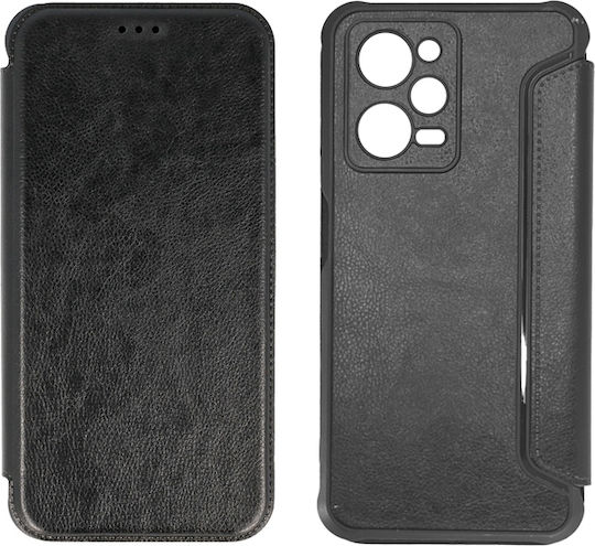 Powertech Razor Leather Back Cover Δερμάτινο Μαύρο (Redmi Note 12 Pro / Poco X5 Pro)