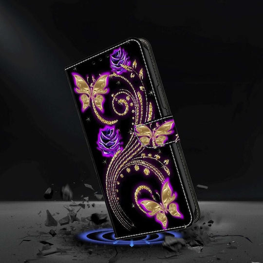 Crystal 3d Brieftasche Flower Butterfly (Google Pixel 7 Pro)