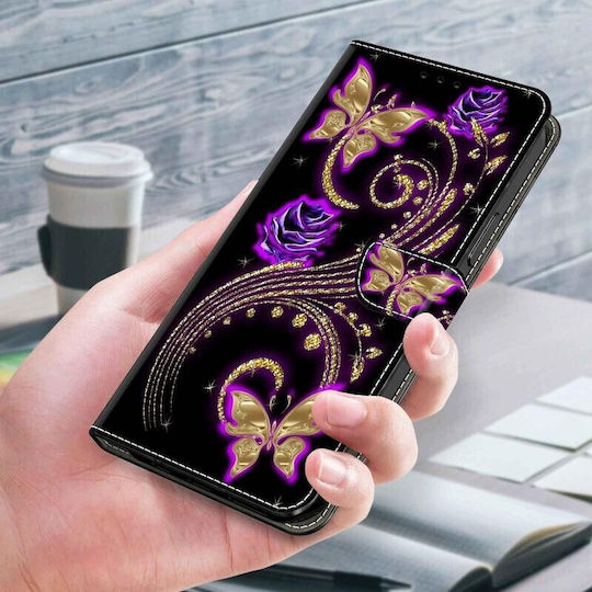 Crystal 3d Brieftasche Flower Butterfly (Google Pixel 7 Pro)