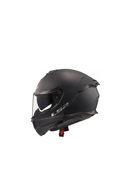 LS2 Stream Ii Solid Matt Black Motorcycle Helmet Full Face ECE 22.06 1550gr with Sunvisor