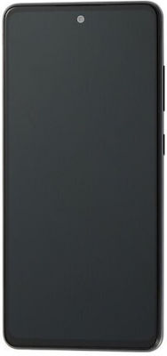 Οθόνη Oled mit Touchscreen und Rahmen für Galaxy A52s (Schwarz)