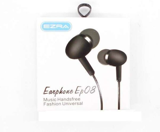 Ezra EP08 In-ear Handsfree με Βύσμα 3.5mm Μαύρο