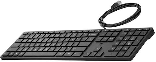 HP 320K Само клавиатура Английски US Черен