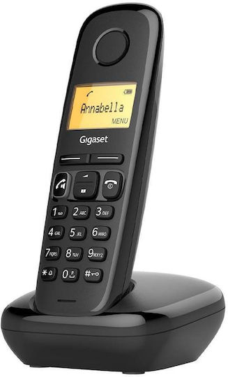 Gigaset A270 Cordless Phone with Greek Menu Black