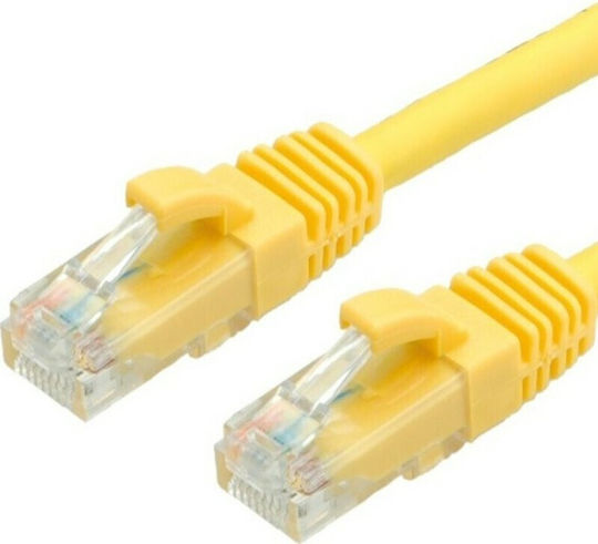 U/UTP Cat.6 Ethernet Network Cable 0.5m Yellow 1pcs