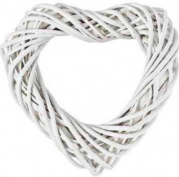 Palma Emporio Wood Decorative Element for Wedding Favors White 1pcs