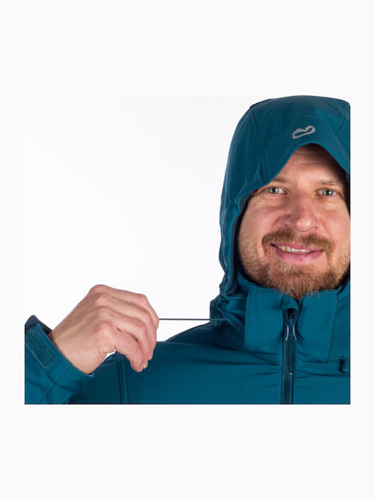 Winter Jacket Softshell Waterproof and Windproof Blue