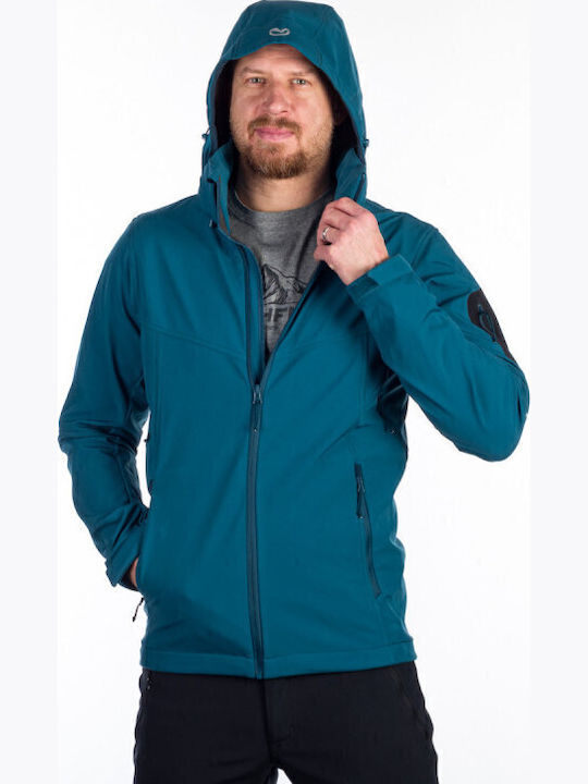Winter Jacket Softshell Waterproof and Windproof Blue