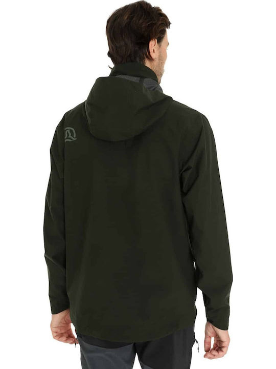 Geci Barbati Waterproof Verde Iarna