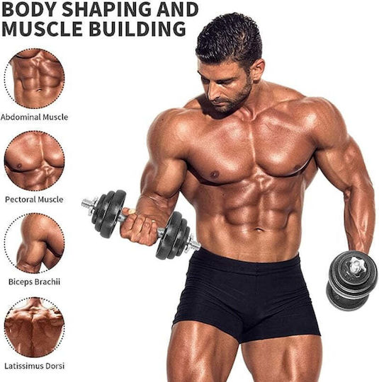VSL Sports Vsl Sports Dumbbell Set with Bar Total Weight 20kg in Case