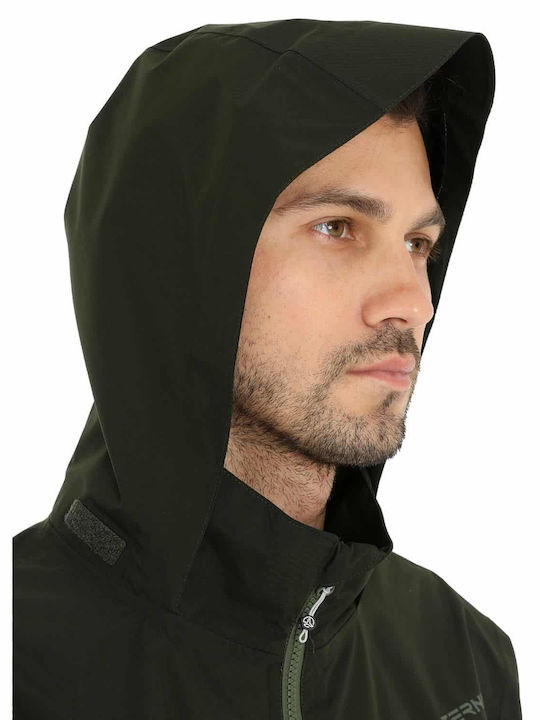 Geci Barbati Waterproof Verde Iarna