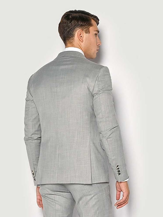 Men's Summer Suit Slim Fit Gray