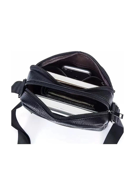 Leather Men's Bag Shoulder / Crossbody Black