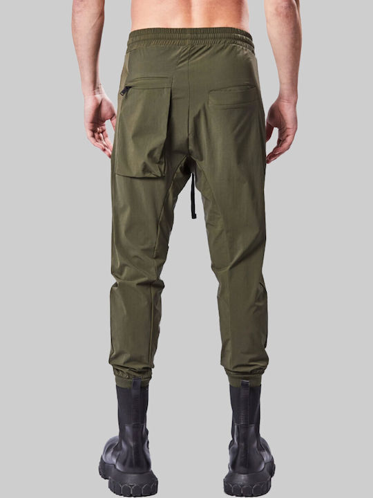 Elastic Green Men's Trousers