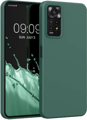 KWmobile Silicone Back Cover Durable Green (Redmi Note 11 ProXiaomi Redmi Note 11 Pro / Note 11 Pro 5G)