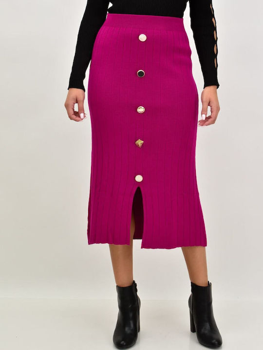 Midi Skirt Purple