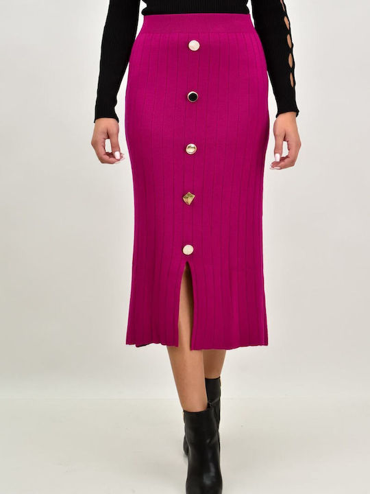 Midi Skirt Purple