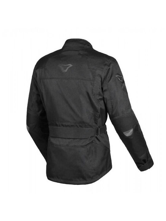 Macna Winter Herren Motorradjacke Wasserdicht Schwarz