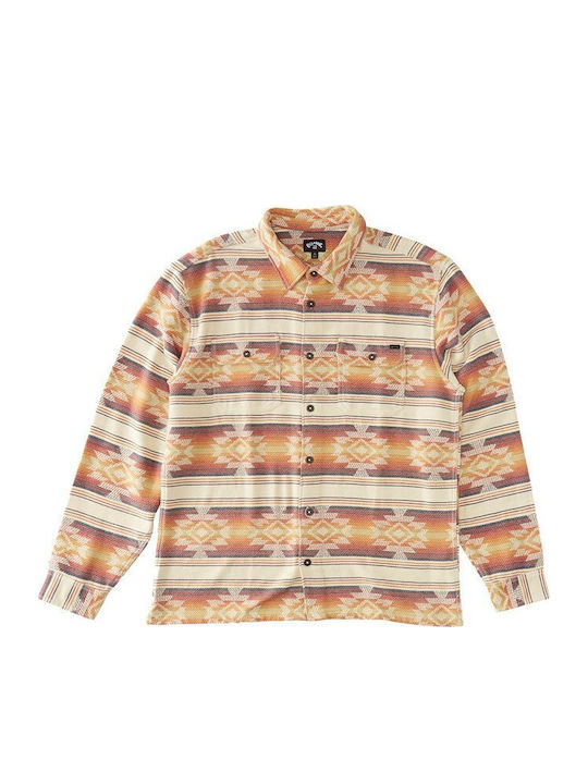 Μακρυμάνικo Φανελένιο Overshirt Πολύχρωμο