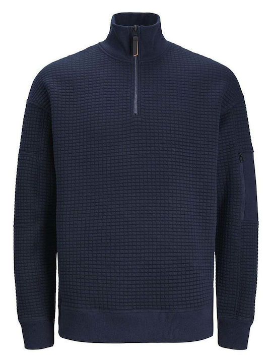 Jack & Jones Herren Sweatshirt Jacke Blau